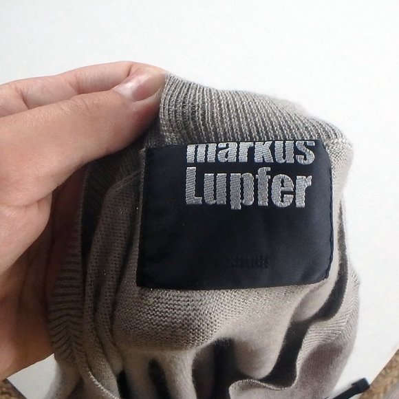 Marcus Lupfer Cotton Sweater, Size S, Grey - Picture 8 of 8